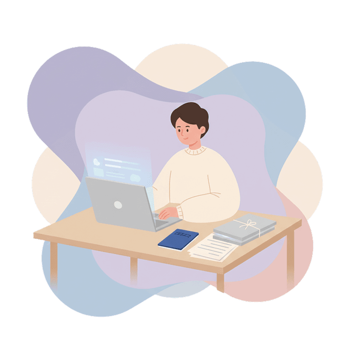Contact illustration